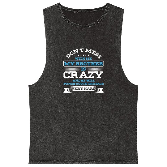 Little Sister Little Brother Big Bro Lil Sis My Mineral Wash Tank Tops