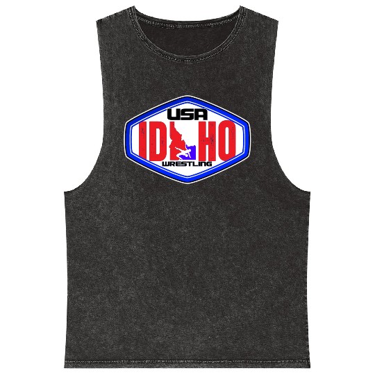 Idaho Division Team USA Wrestling Mineral Wash Tank Tops