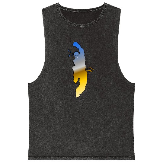 Street Fighter Rainbow Mineral Wash Tank Tops