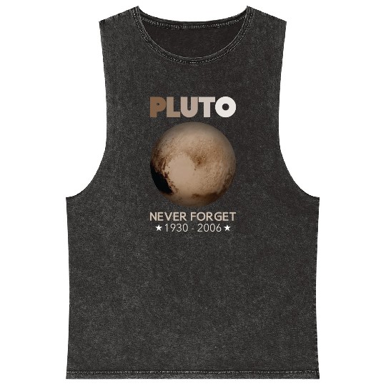 Pluto Never Forget 1930-2006 Mineral Wash Tank Tops