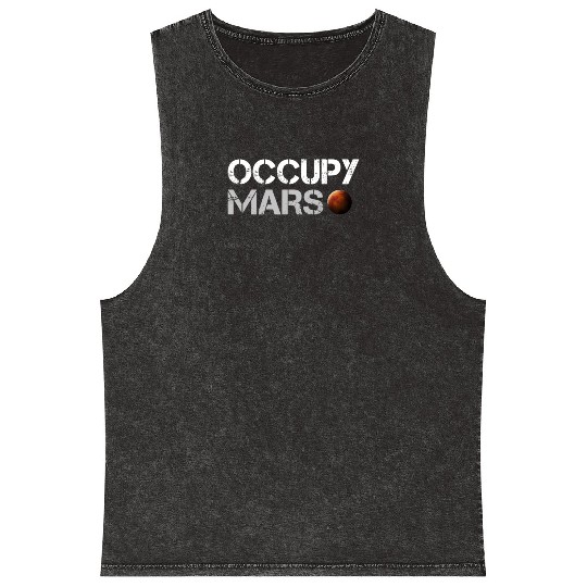 Occupy Mars Space Mineral Wash Tank Tops