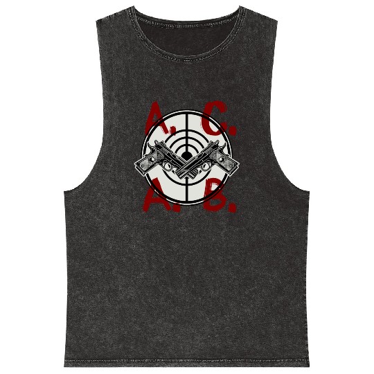 ACAB a.c.a.b. Soccer Mineral Wash Tank Tops