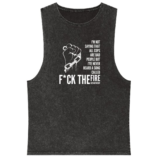 ACAB Black Lives Matter, End Police Brutality Mineral Wash Tank Tops