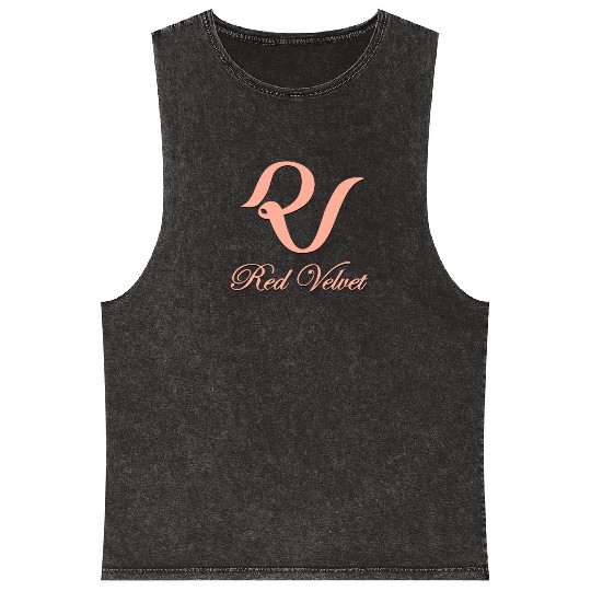 Red velvet kpop group logo design Mineral Wash Tank Tops