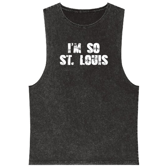 I'm so ST Louis Mineral Wash Tank Tops