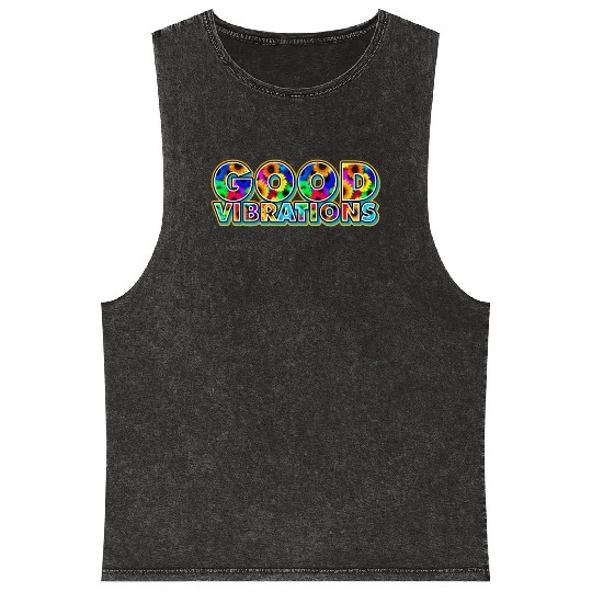 Good Vibrations Good Intentions Mineral Wash Tank Tops