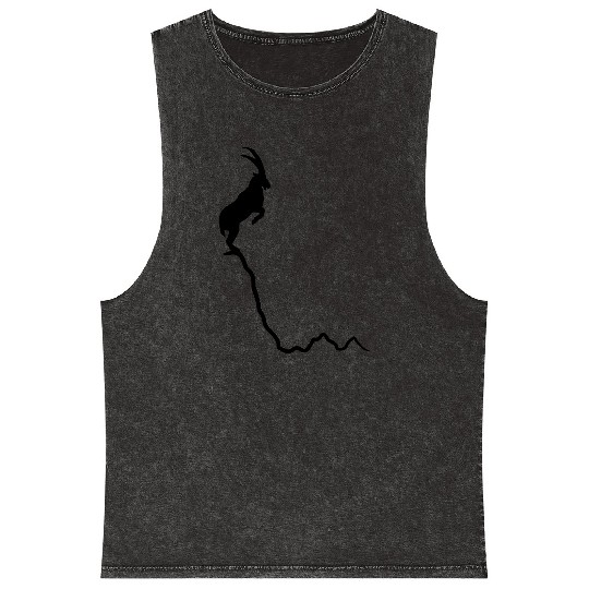 Mountain ibex, mountain goat Mineral Wash Tank Tops