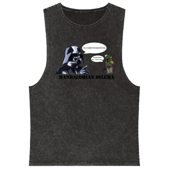 Darth Vader's Condition to Every Hired Mandalorian Mineral Wash Tank Tops