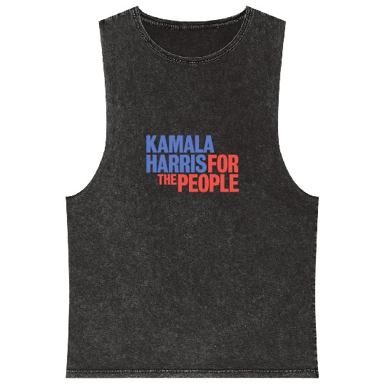 Kamala Harris 2020 Kamala Harris For The People Mineral Wash Tank Tops