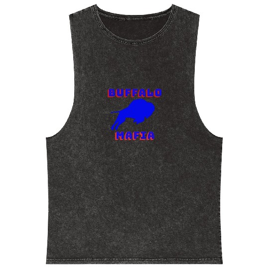 Bills Mafia Mineral Wash Tank Tops Makes A Great Gift For Buffalo Spo