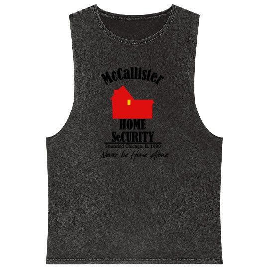 McCallister Home Security - Home Alone Gift Mineral Wash Tank Tops