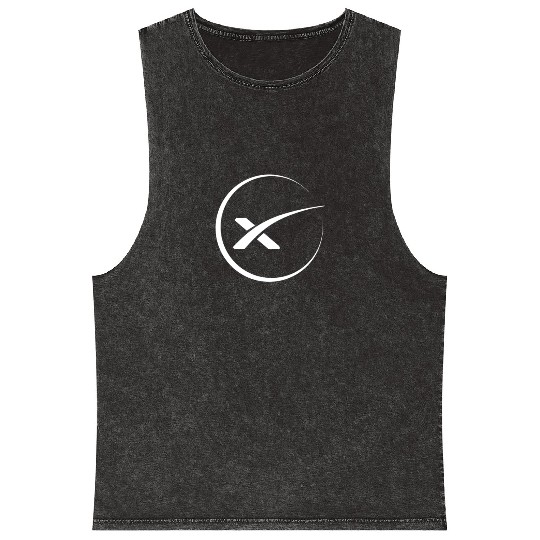 space x spacex elon musk Mineral Wash Tank Tops