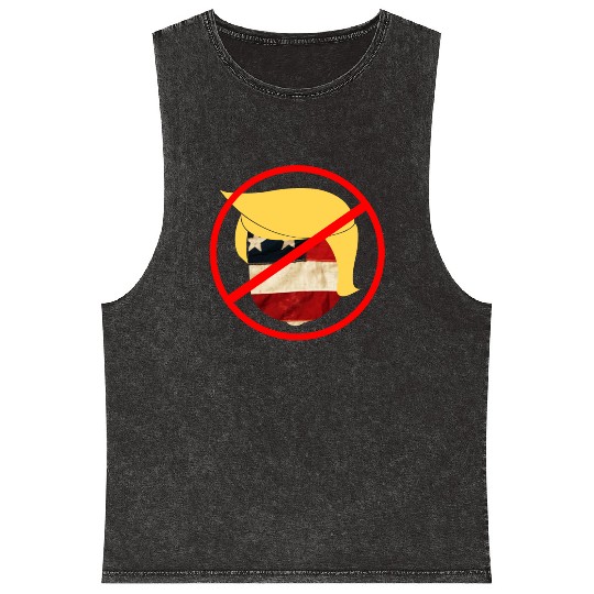 anti trump - dump trump 2020 Mineral Wash Tank Tops