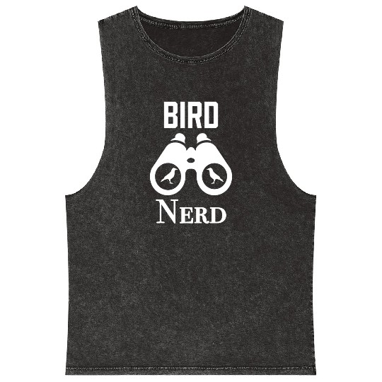 Bird Nerd Mineral Wash Tank Tops