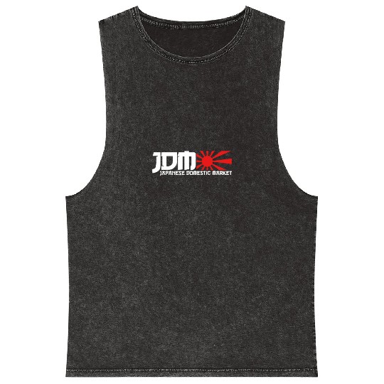 Drift & Tuning Fan Jdm Automotive Apparel Car Meet Mineral Wash Tank Tops