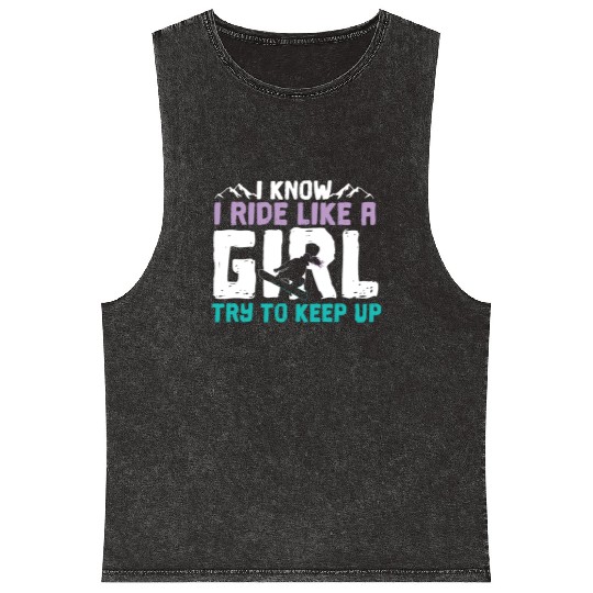 snowboarder snowboard snowboarding winter sports Mineral Wash Tank Tops