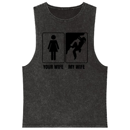 Rock Climbing Free Climber Saying Bouldering Mineral Wash Tank Tops