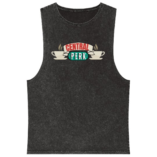 Coffee lovers for friends TV show Mineral Wash Tank Tops