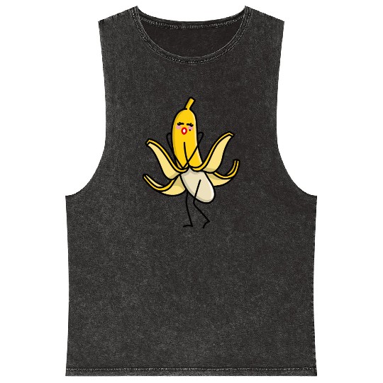 Marilyn, Monroe sexy banana blowing skirt up pun Mineral Wash Tank Tops