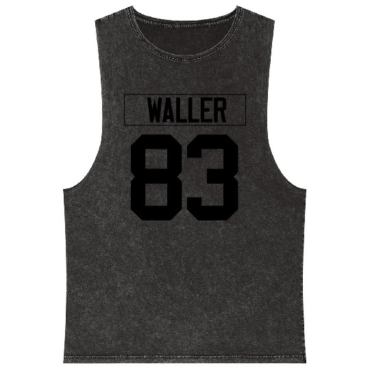 Just Waller 83 Raiders Mineral Wash Tank Tops