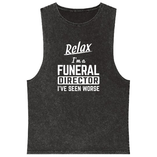 Funeral Director Director Mineral Wash Tank Tops