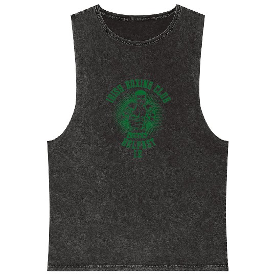 Irish Boxing Club Belfast Boxer Gifts Boxing Lover Mineral Wash Tank Tops
