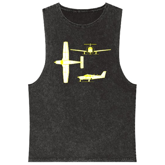 Piper PA 32 260 6 Cherokee Six Mineral Wash Tank Tops