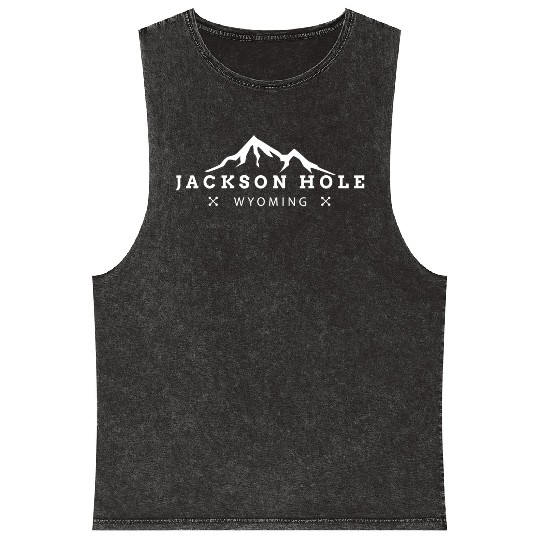 Jackson Hole Wyoming Mineral Wash Tank Tops National Park Mineral Wash Tank Tops M