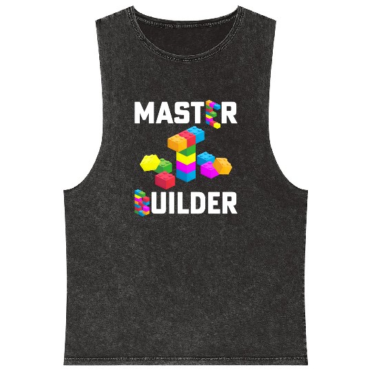 Master Builder Building Blocks Brick Builders Toys Mineral Wash Tank Tops