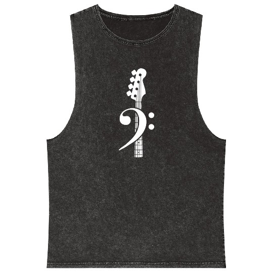 Bass Guitar Player Bass Guitar Musician Mineral Wash Tank Tops