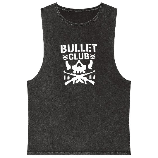 bullet club Mineral Wash Tank Tops