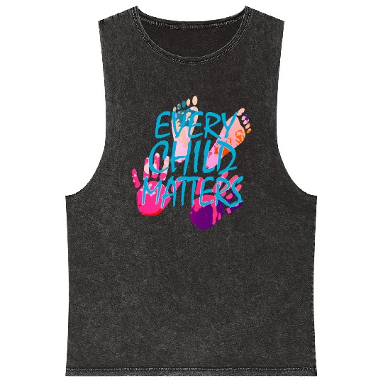 Every Child Matters Colored Mineral Wash Tank Tops