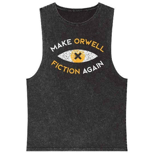 Make Orwell fiction again Philosophy Mineral Wash Tank Tops