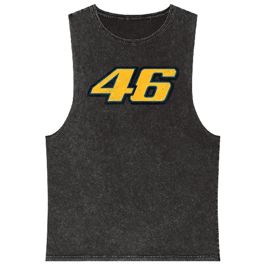 46 Race Moto GP Mineral Wash Tank Tops