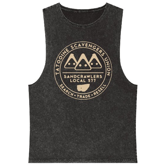 Tatooine Scavengers Union Mineral Wash Tank Tops