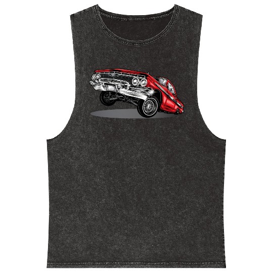 lowrider car Mineral Wash Tank Tops