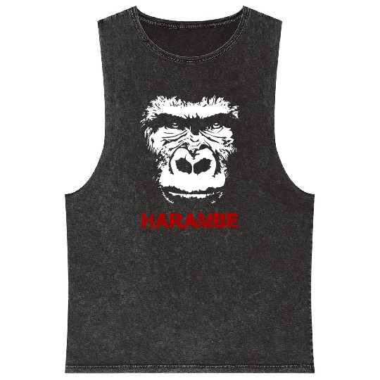 Harambe Mineral Wash Tank Tops