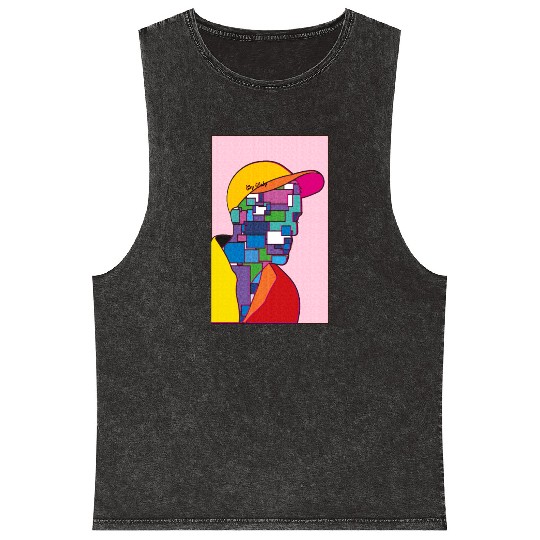 Lil peep Cry Baby Mineral Wash Tank Tops