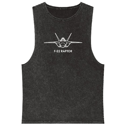 Lockheed Martin F-22 Raptor Mineral Wash Tank Tops
