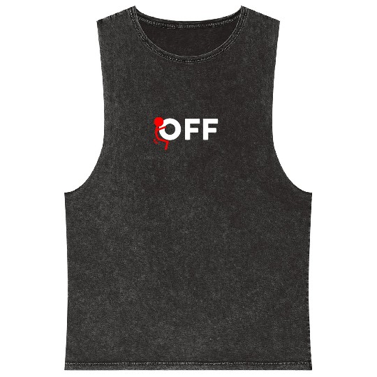 Fuck Off Mineral Wash Tank Tops