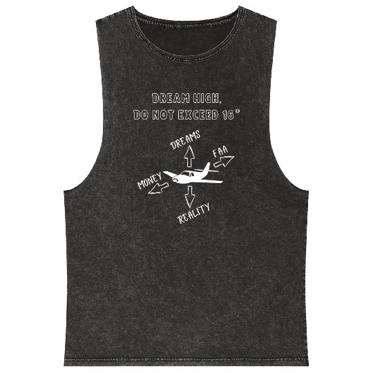 The real 4 forces of flight - dark colors Mineral Wash Tank Tops