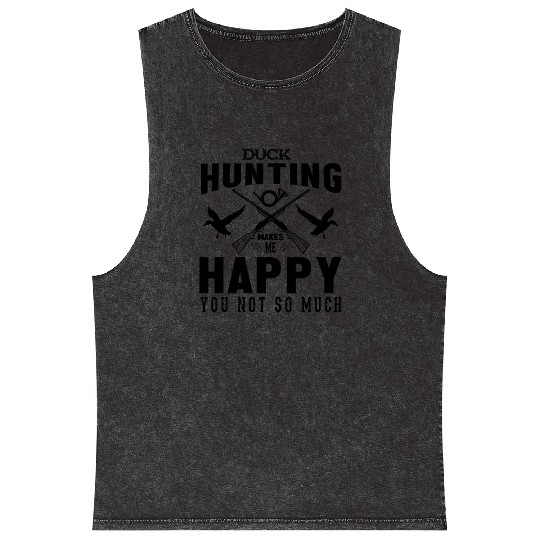 Duck hunting Mineral Wash Tank Tops