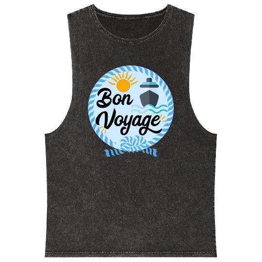 Bon Voyage Mineral Wash Tank Tops