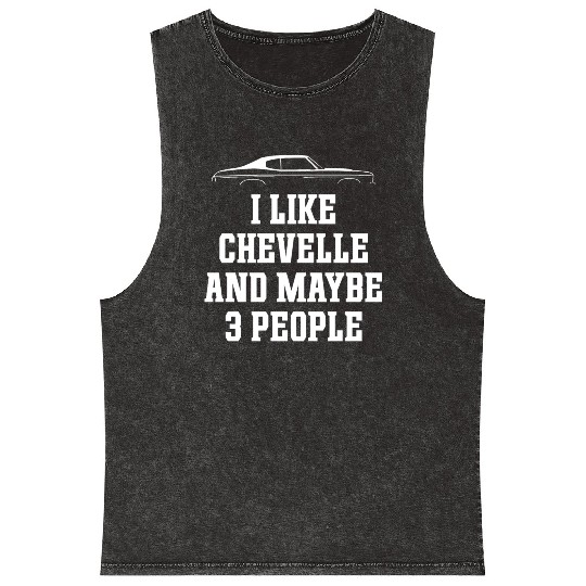I LIKE CHEVELLE AND MAYBE 3 PEOPLE Mineral Wash Tank Tops