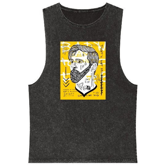 Messi Mineral Wash Tank Tops