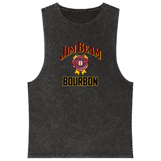 jim beam BOURBON Mineral Wash Tank Tops