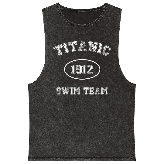 Titanic Swim Team Mineral Wash Tank Tops