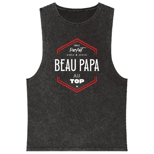 Beau papa parfait et au top Mineral Wash Tank Tops