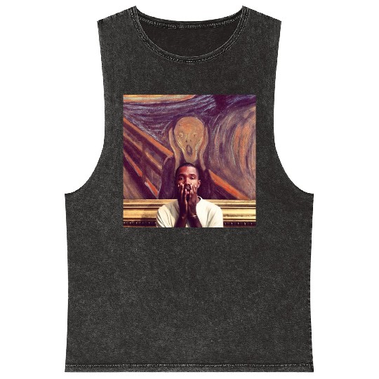 Frank Ocean Purple Blond Mineral Wash Tank Tops