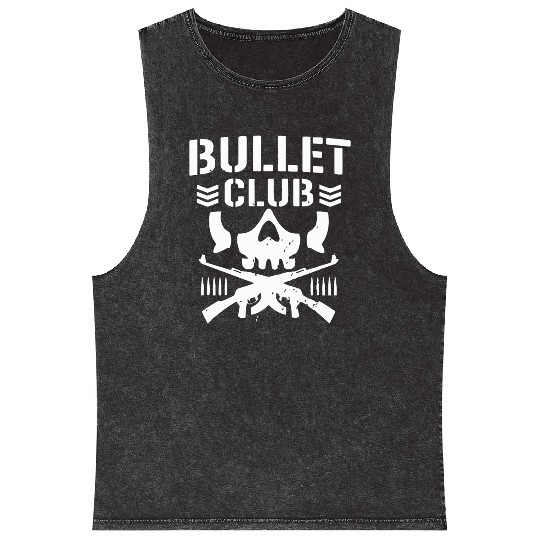 Bullet Club Mineral Wash Tank Tops